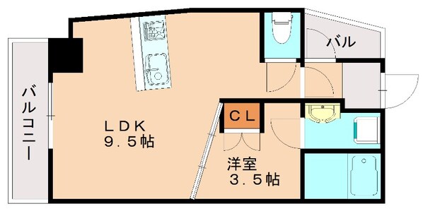 吉塚駅 徒歩14分 6階の物件間取画像